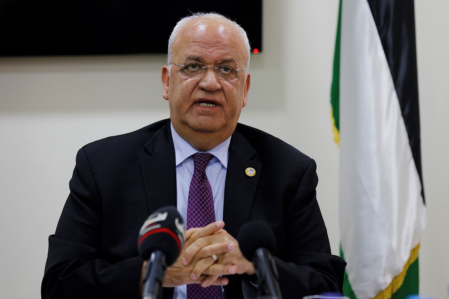Les messages internationaux de condoléances  du décès de Saab Erekat continuent d’affluer