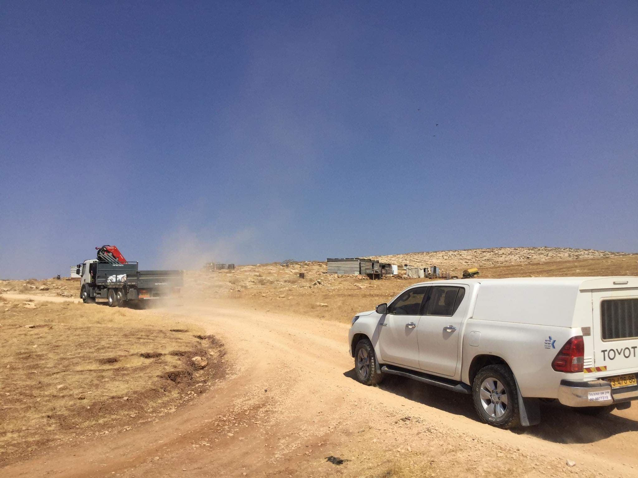 L’occupation saisit trois tentes près de Ramallah