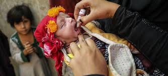 10 % des enfants ne sont toujours pas vaccinés, représente une étape dans la propagation du virus de la polio.