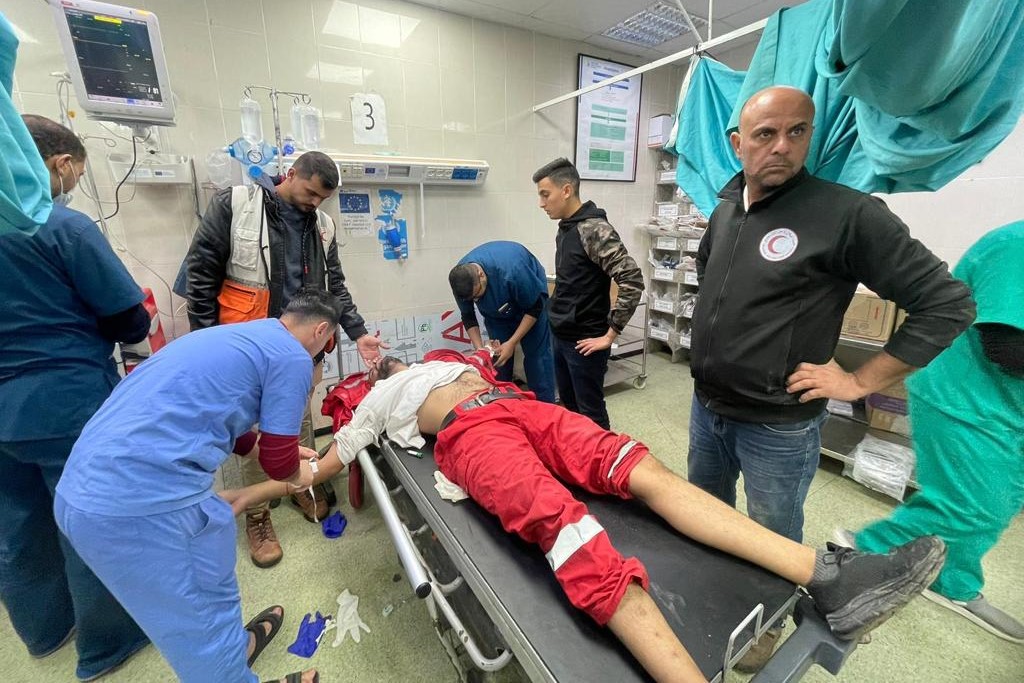 Le Croissant-Rouge appelle les institutions internationales à protéger l'hôpital Al-Amal de Gaza contre les bombardements