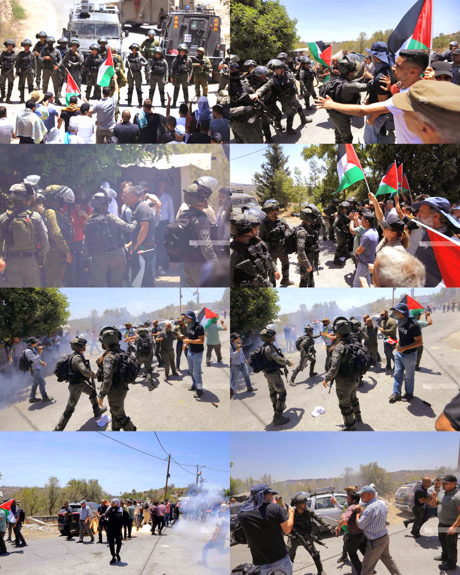 L’armée d’occupation réprime une manifestation anti-colonisation à Ramallah