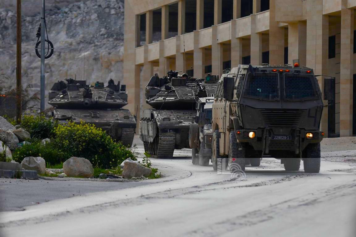 Les forces d’occupation détruisent les infrastructures de la ville de Qabatiya et déploient des renforts militaires