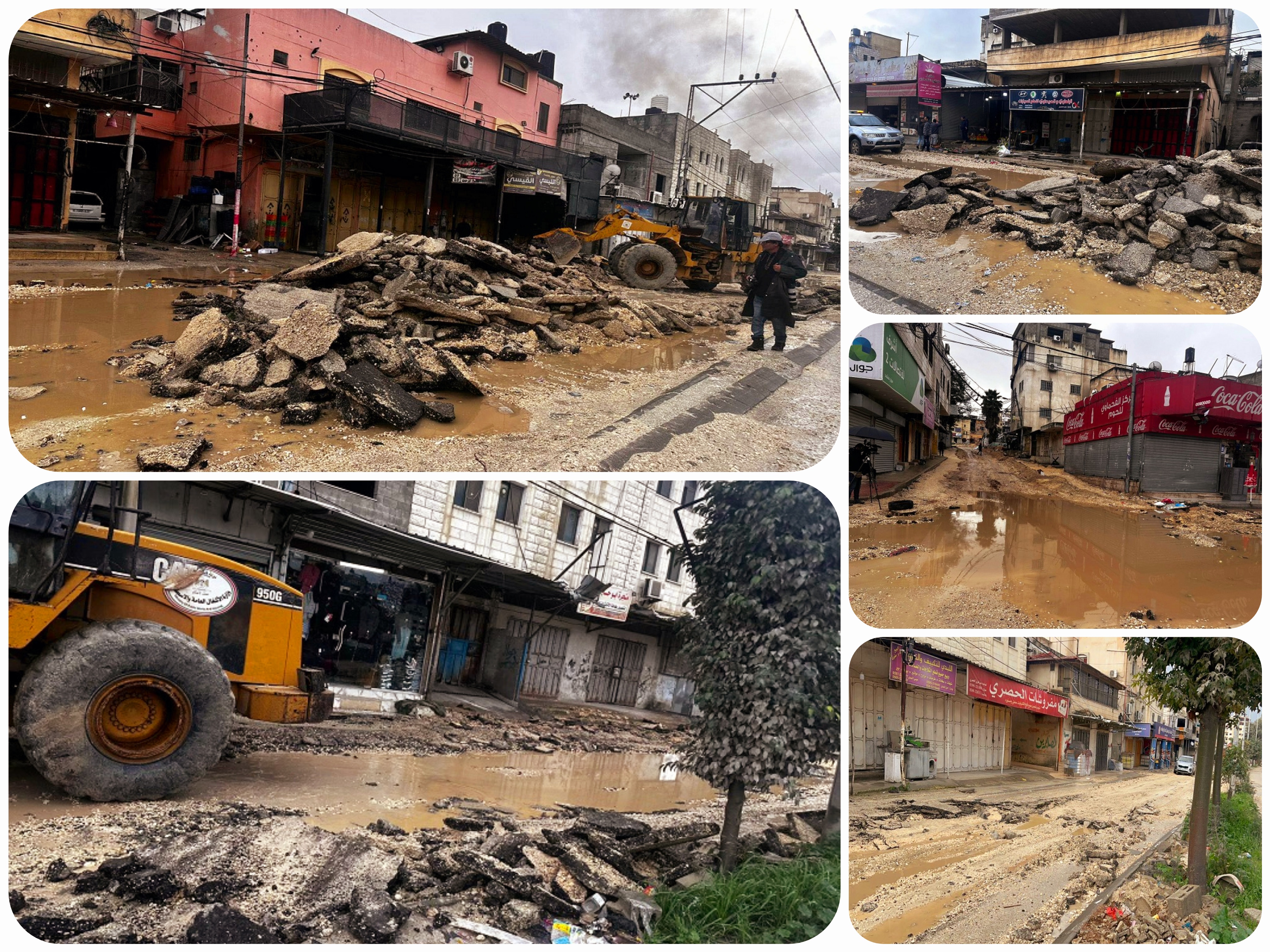 Une incursion israélienne dans le camp de Nour Shams laisse des destructions massives aux infrastructures 