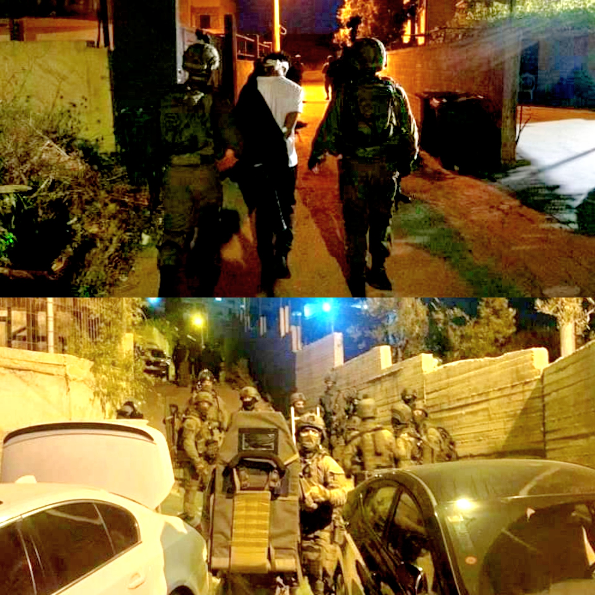 Campagne d'arrestations israélienne touchant plus de 10 citoyens Palestiniens