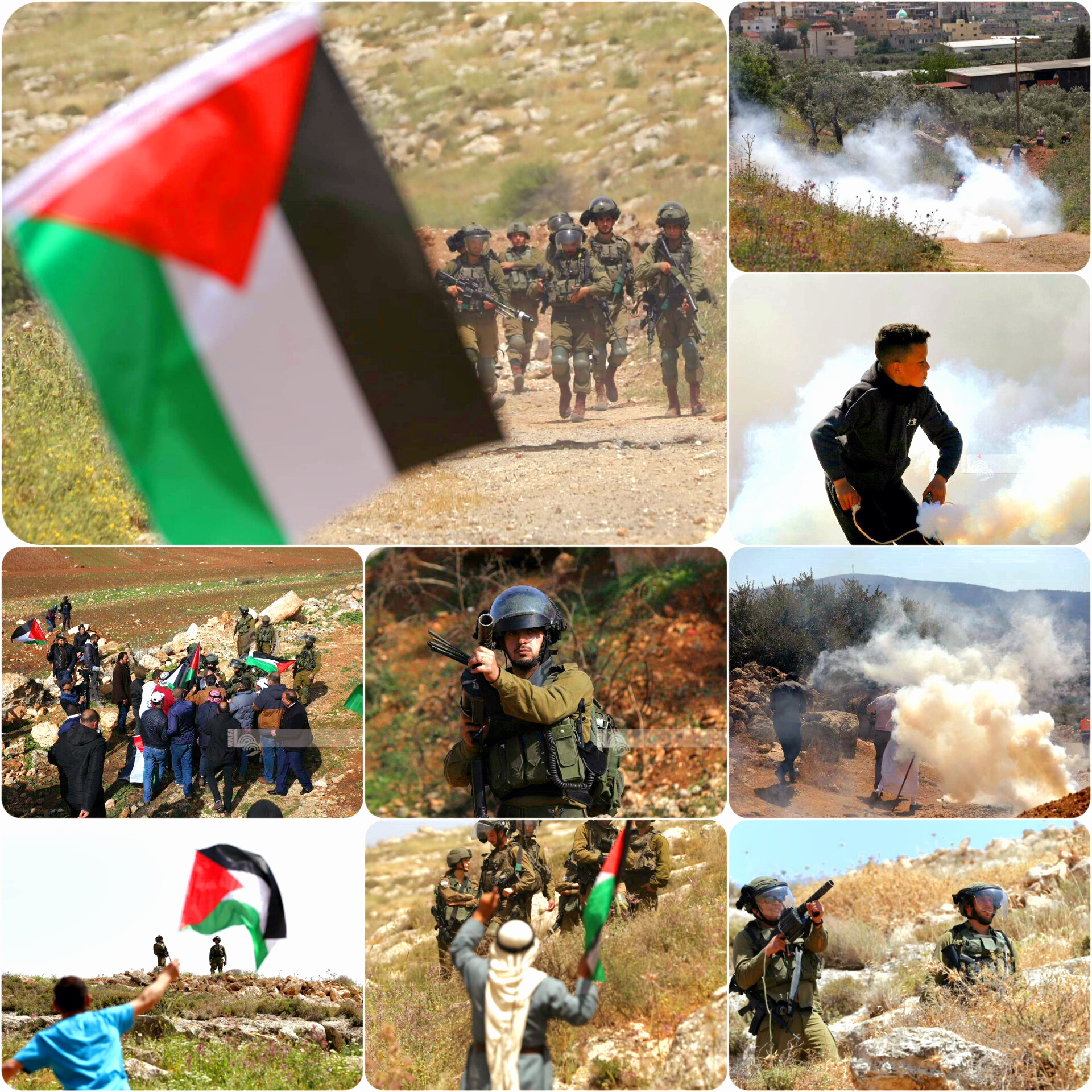 La répression israélienne de la manifestation de Beit Dajan provoque la suffocation des Palestiniens