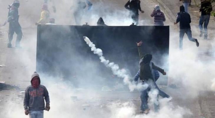 Des cas de suffocation lors des affrontements avec l'occupation, à l'ouest de Jénine