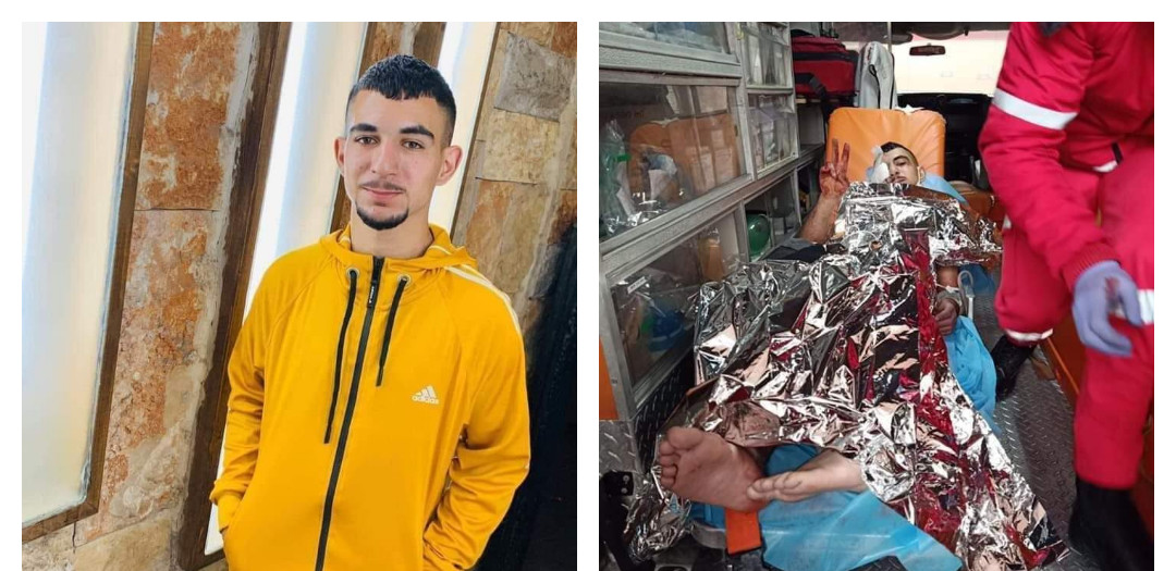 Un adolescent Palestinien blessé par balles des soldats d'occupation près de Ramallah 