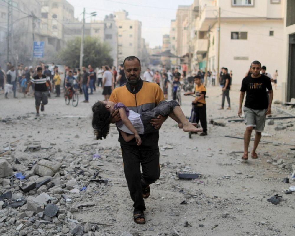 Trois morts dont un enfant, dans le bombardement israélien de la ville de Gaza