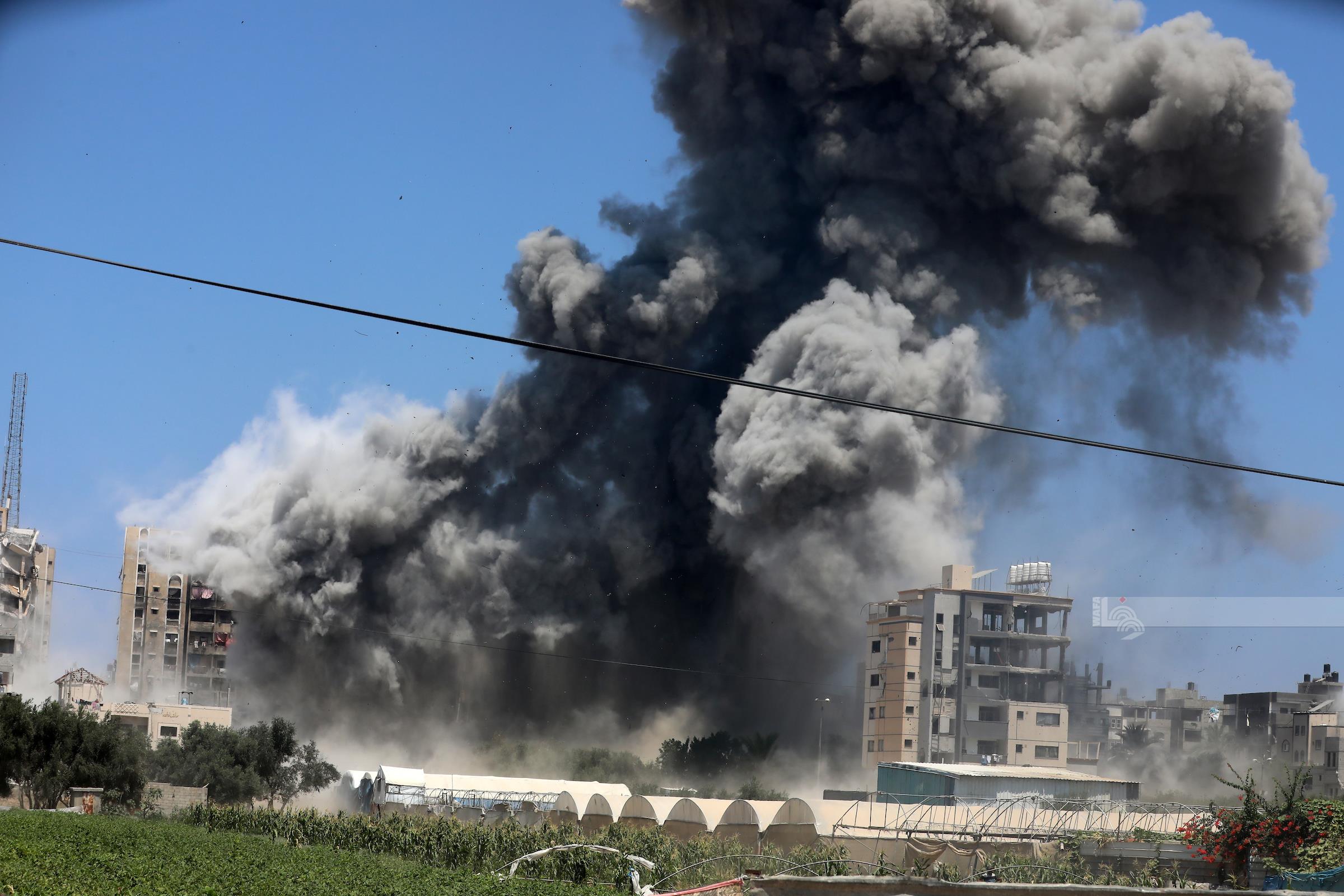 3 martyrs, dont un athlète, dans le bombardement par l'occupation au nord de la bande de Gaza