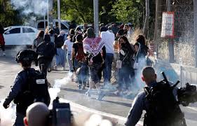 Une marche dénonçant la colonisation réprimée par l’occupation à  Sheikh Jarrah