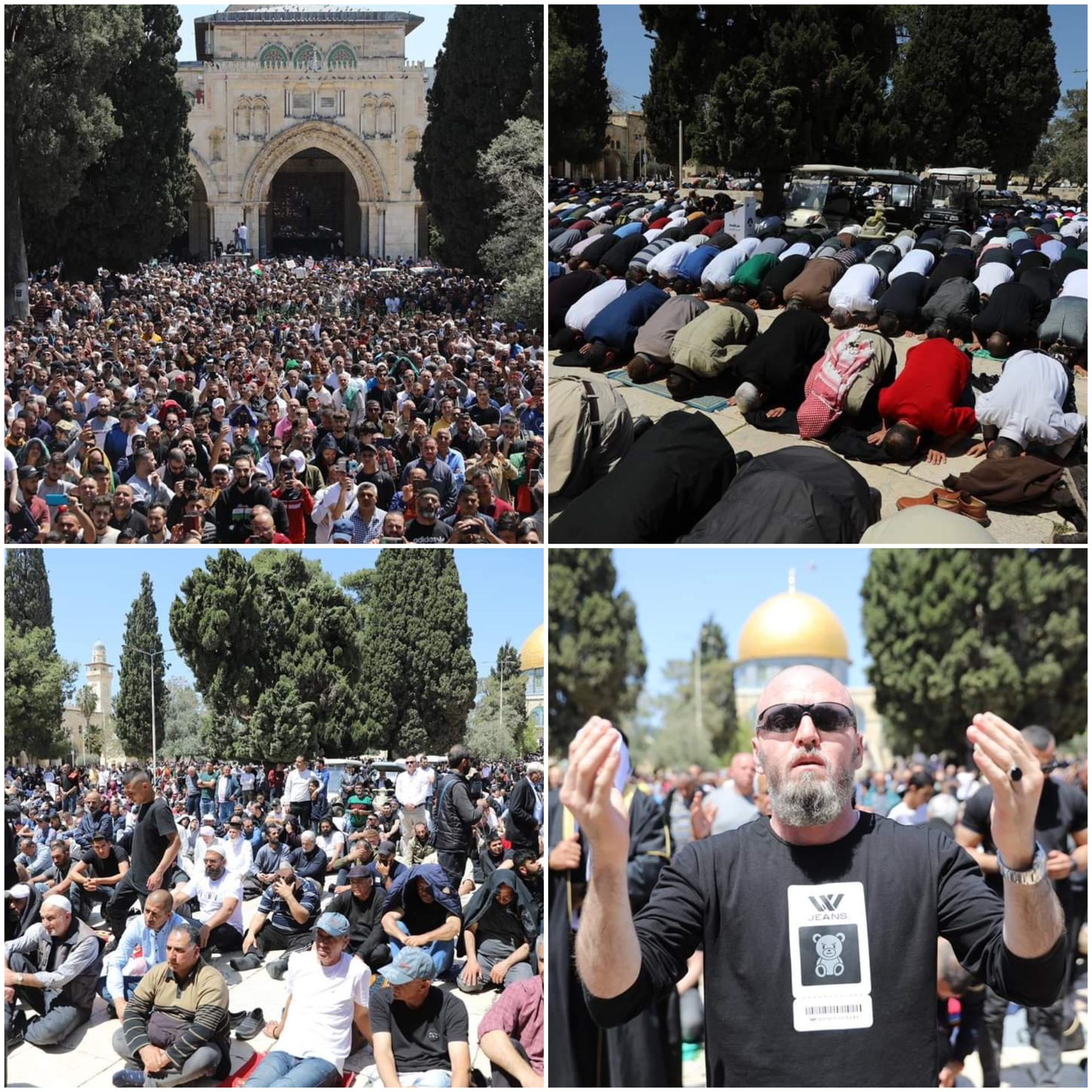 50 000 palestiniens effectuent la prière du deuxième vendredi du Ramadan à Al-Aqsa malgré les attaques de l'occupation