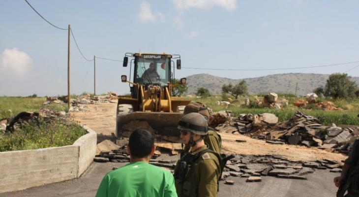 Naplouse : l’occupation saisit deux bulldozers des citoyens  