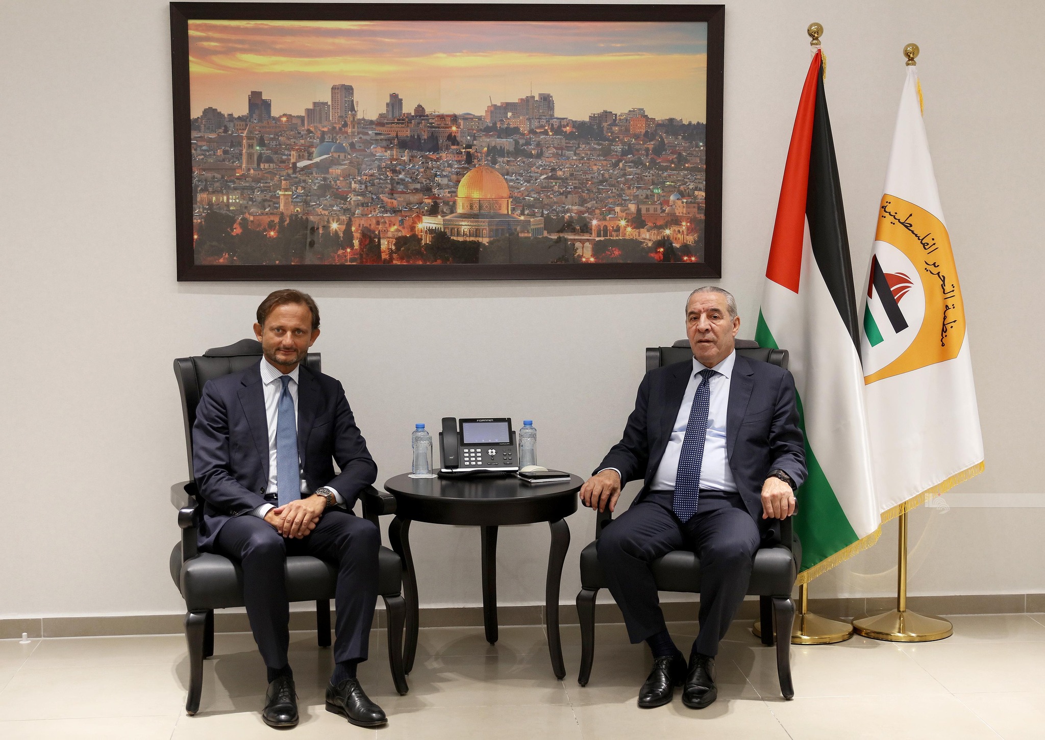 Al-Sheikh rencontre le consul général italien