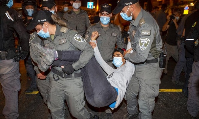 La police israélienne utilise le "Crime Unit" pour réprimer les manifestants contre Netanyahu