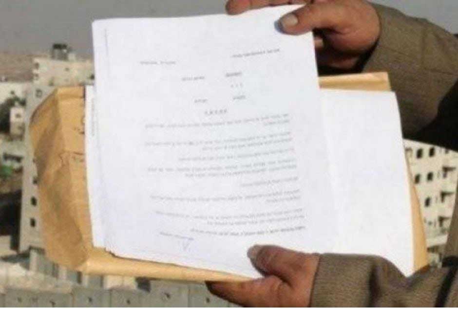 Les autorités israéliennes notifient la démolition de 8 maisons et une mosquée près de Bethléem