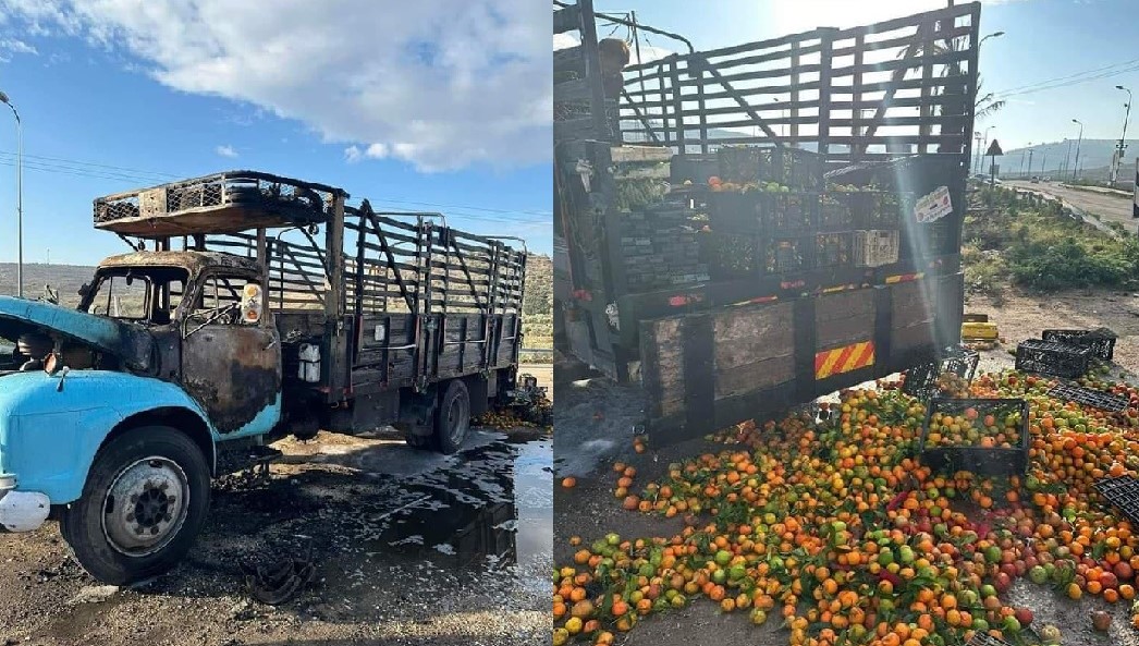 Des colons israéliens agressent un vieillard palestinien et brûlent son camion à Tulkarem