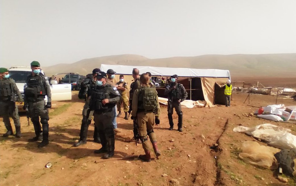 Khirbet Homsa démoli cinq fois est pris d’assaut par les forces d’occupation