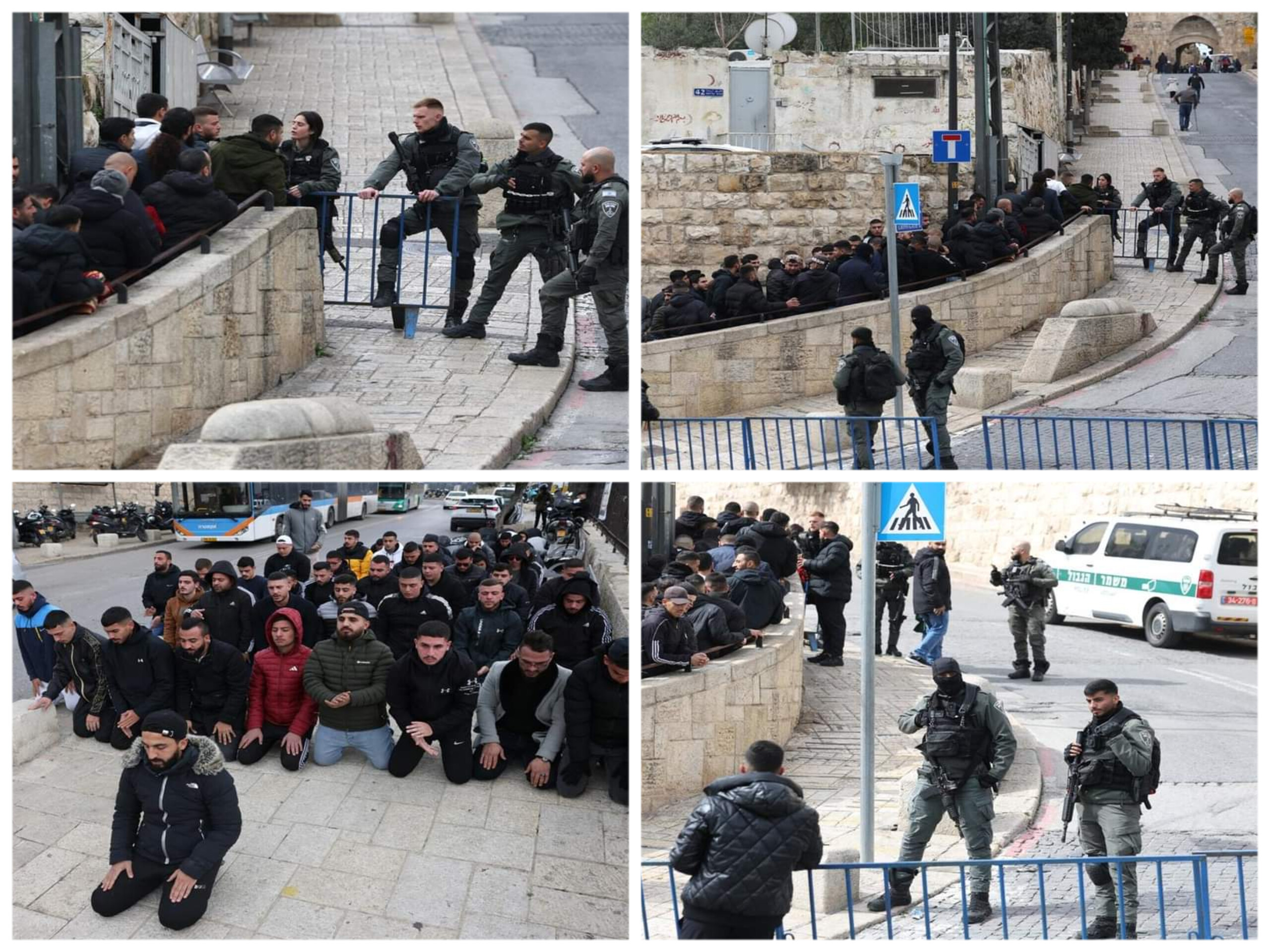 Due aux restrictions israéliennes, seuls 25 000 personnes exécutent la prière du vendredi à la mosquée d’Al-Aqsa