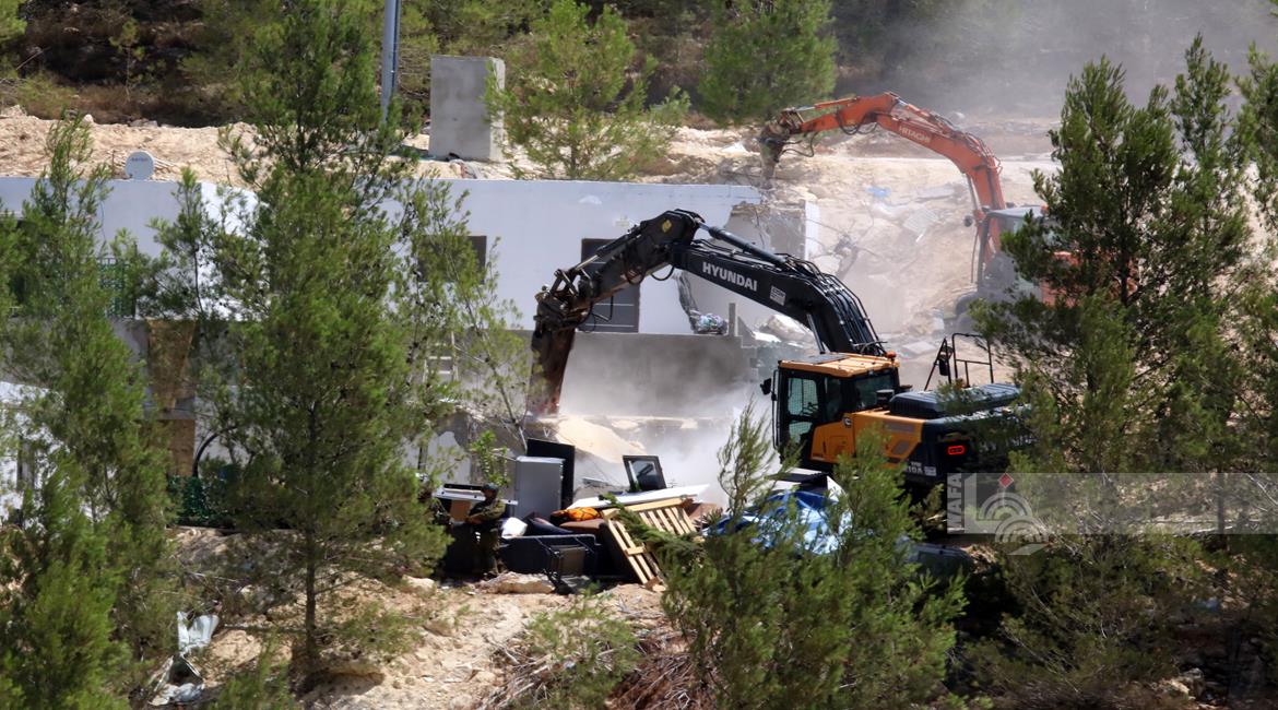 Les forces israéliennes détruisent un appartement résidentiel près de Bethléem