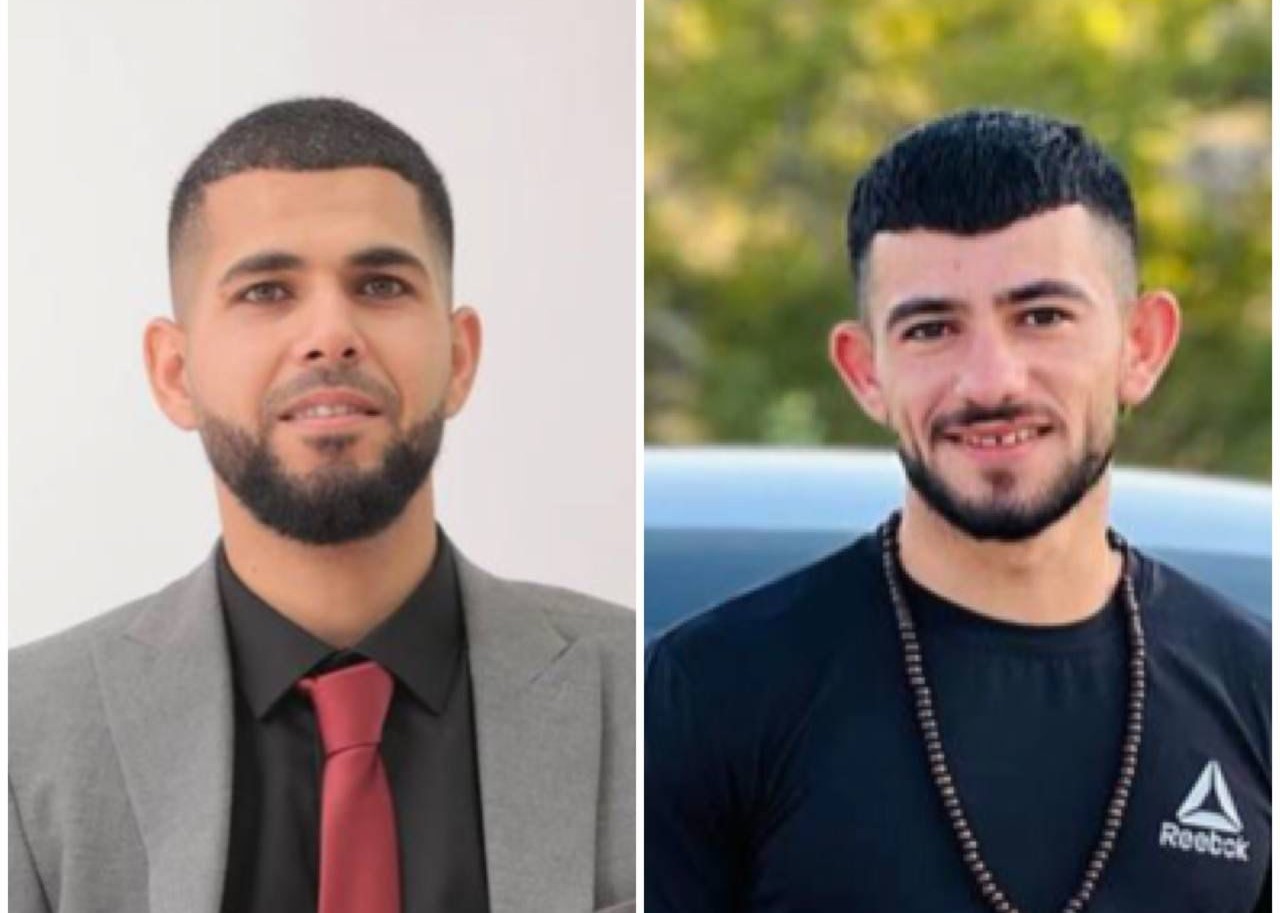 Deux jeunes hommes tombés en martyr par balles des forces d’occupation israéliennes dans le village de Burqin près de Jénine