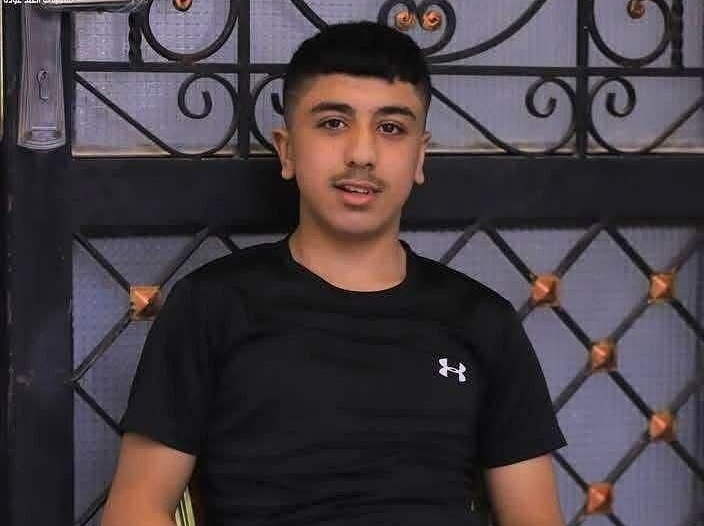 L'enrfant martyr, Jadallah Jihad Juma'a Jadallah, âgé de 15 ans