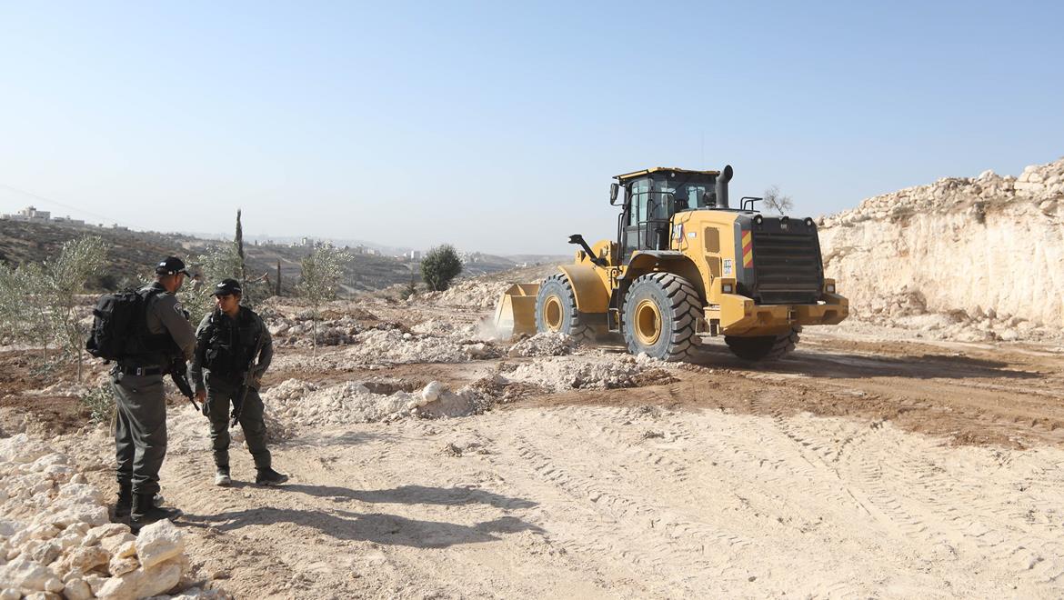 Israël ordonne l'arrêt de la construction de deux logements dans le sud de la Cisjordanie