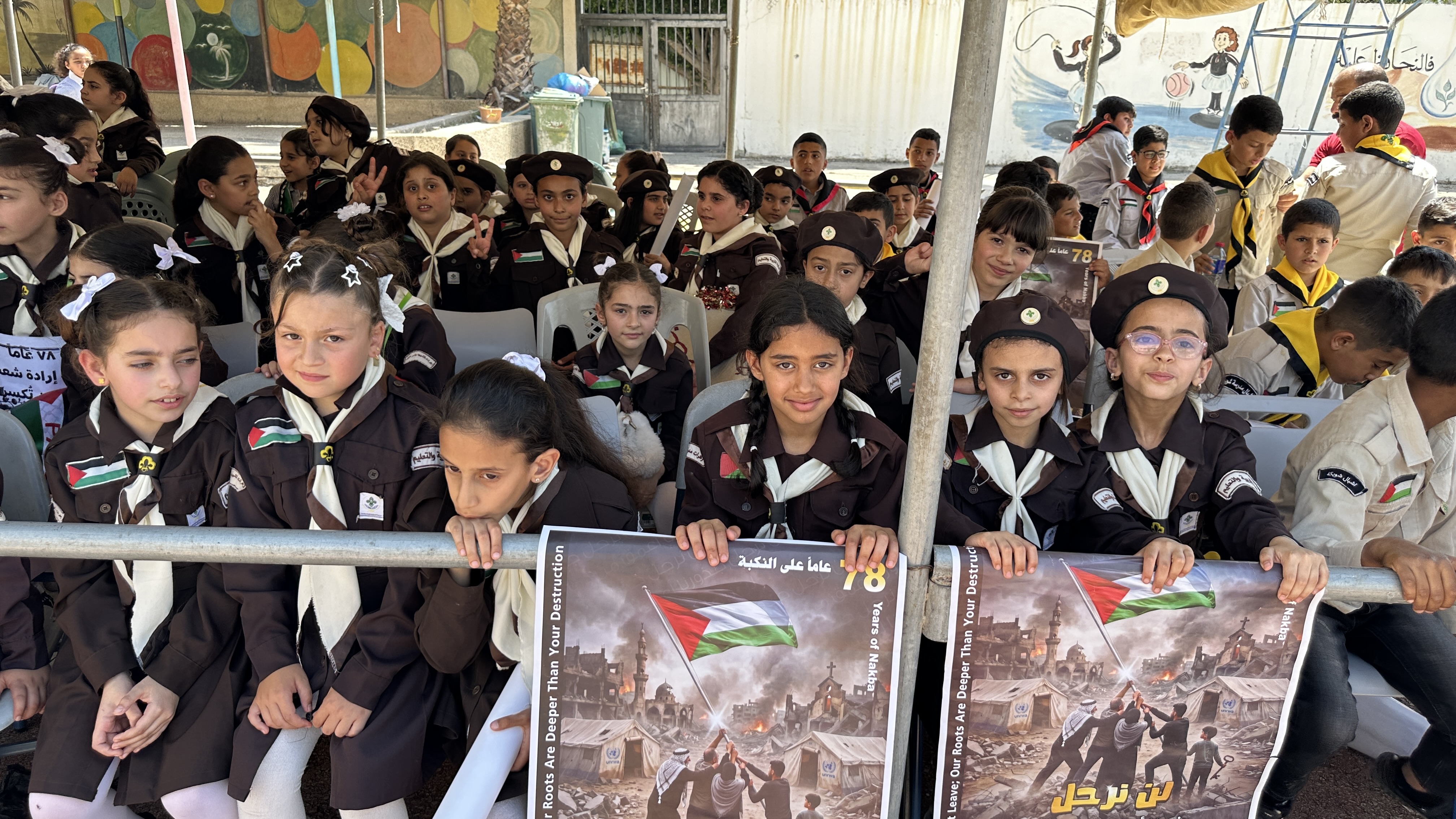 « Nous ne partirons pas » : mobilisations palestiniennes pour le 78e anniversaire de la Nakba
