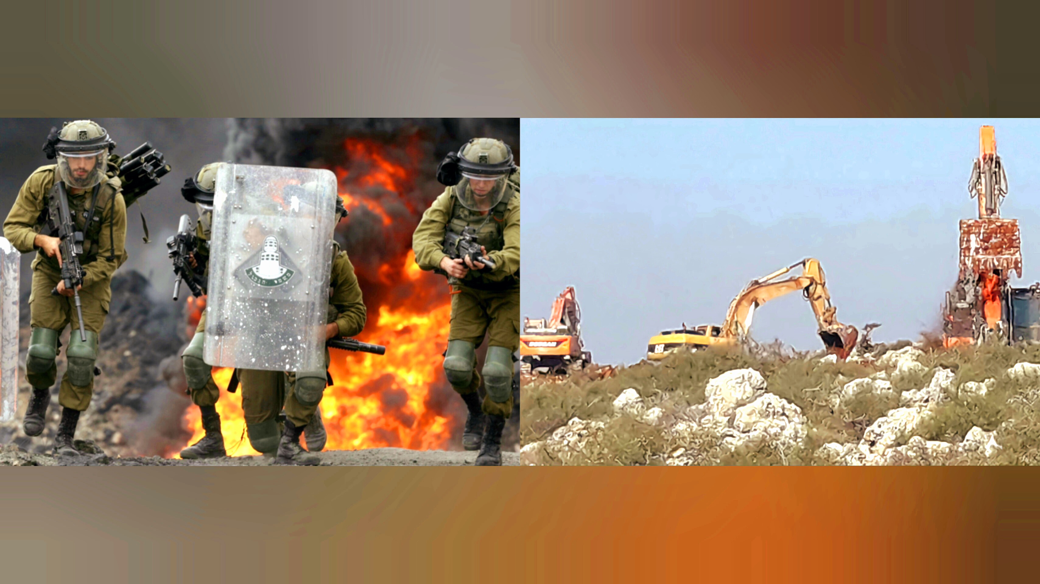 Les forces d’occupation provoquent un incendie de maison et des colons rasent des terres en Palestine 