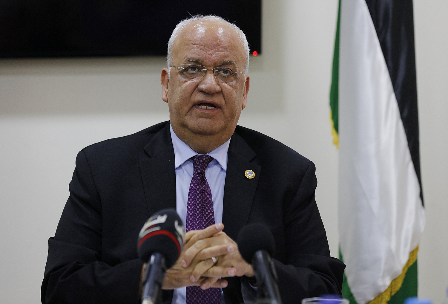 Saeb Erekat reste dans une situation sanitaire critique