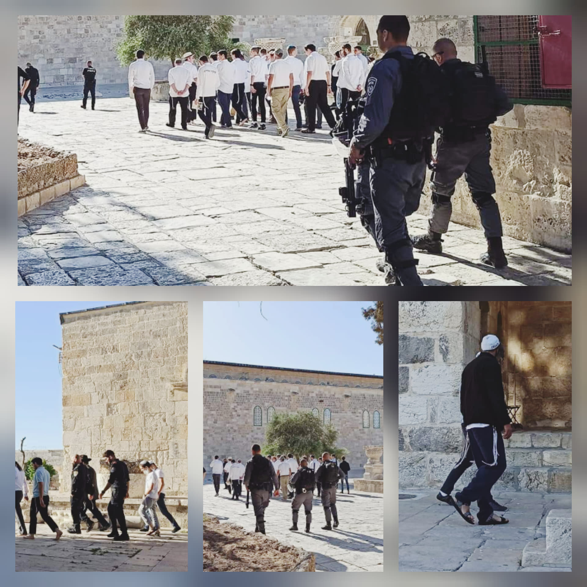 Soutenus par la police israélienne, des colons pénètrent dans la mosquée d'Al-Aqsa