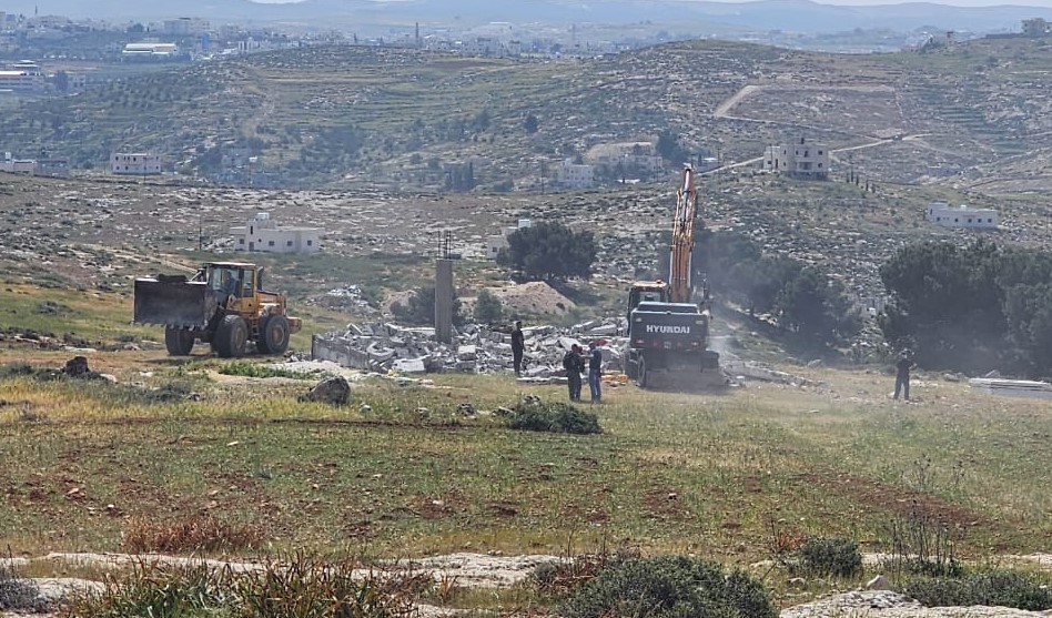 L'occupation démolit deux maisons en construction au sud d'Hébron
