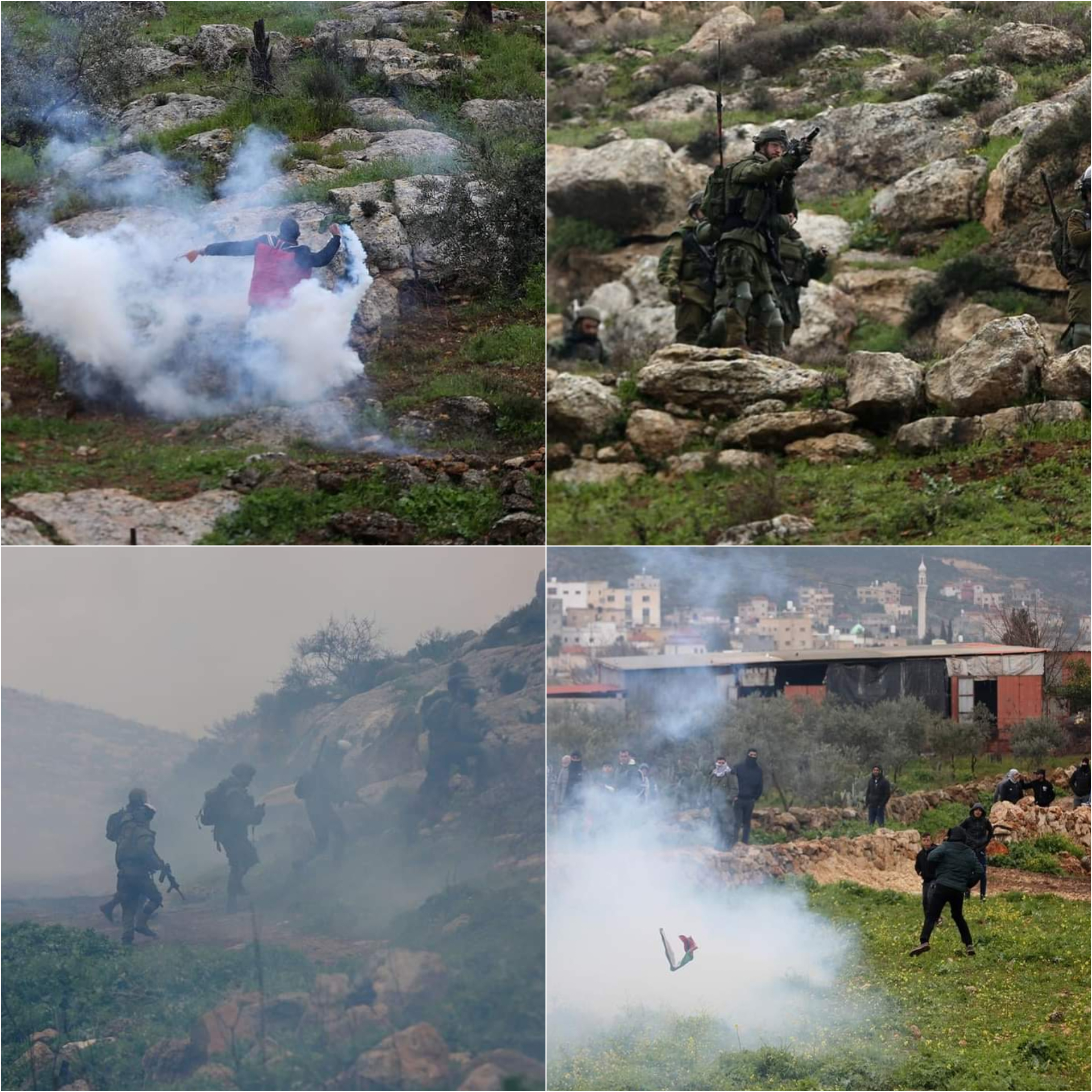 10 personnes étouffées alors que les forces d'occupation attaquent un rassemblement pacifique à Naplouse