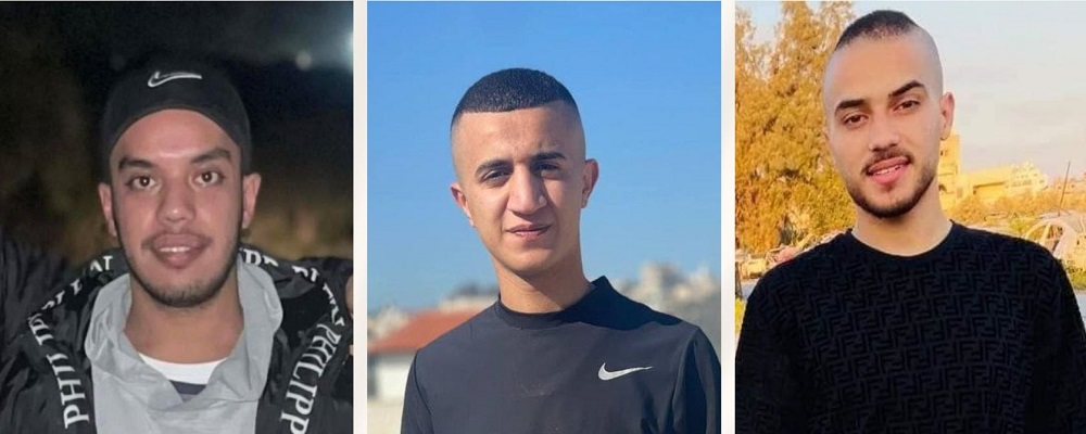 L'occupation assassine 3 jeunes hommes près de Tulkarem