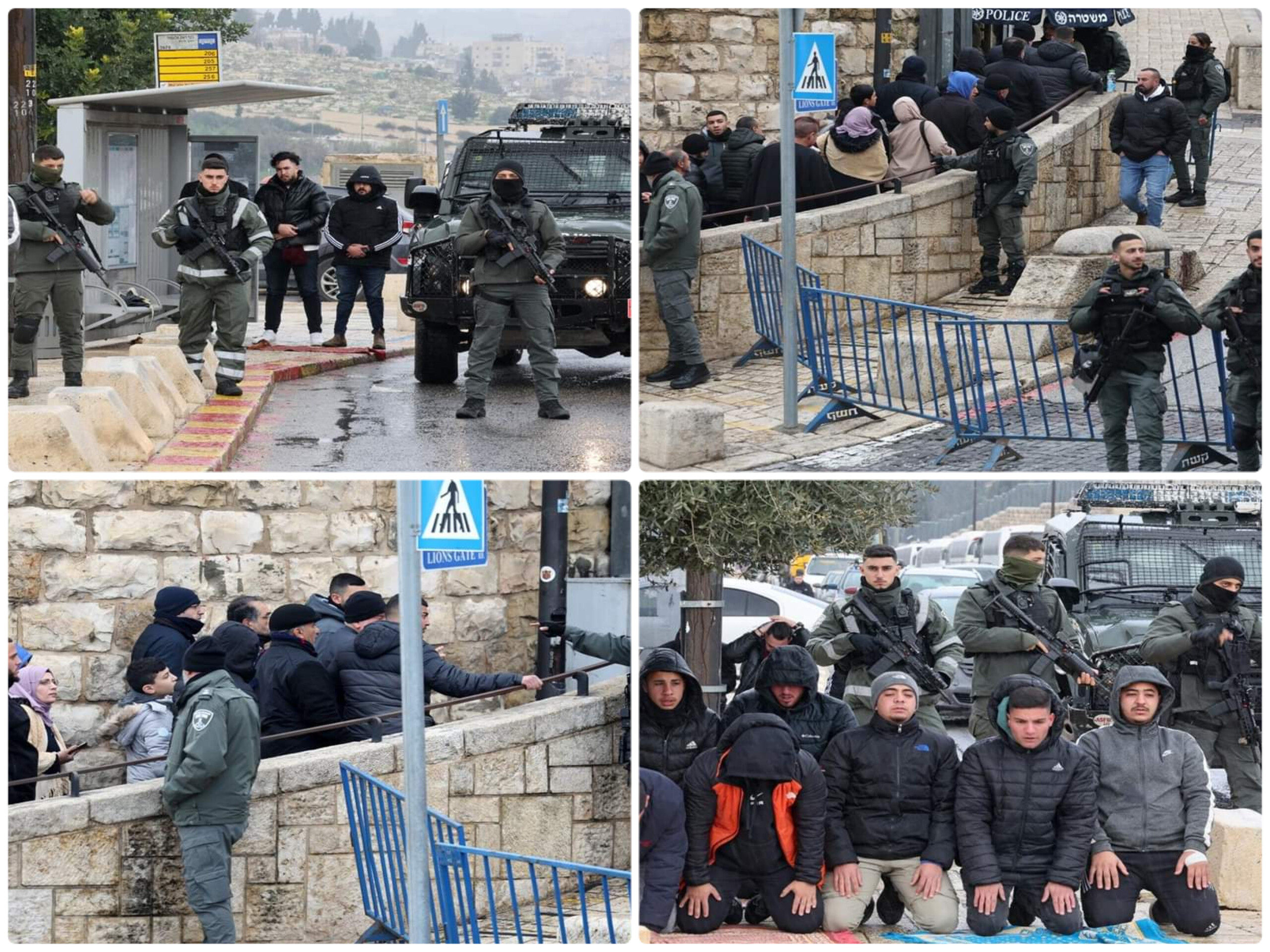 Due aux restrictions israéliennes, seuls 13 000 personnes exécutent la prière du vendredi à la mosquée d’Al-Aqsa
