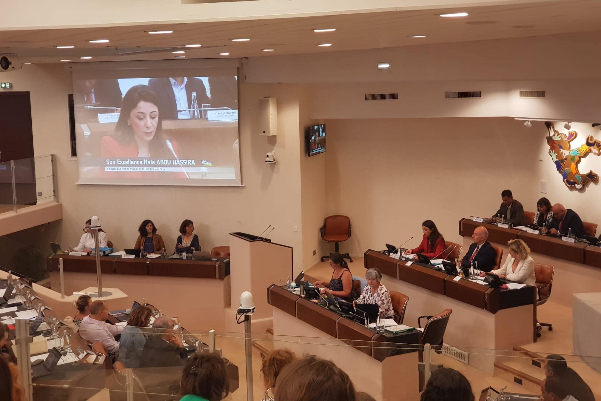 Le Conseil français « Loire Atlantique » vote à l'unanimité la reconnaissance de l'Etat palestinien