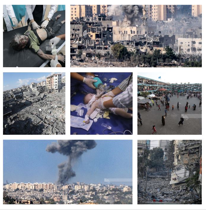 Au 43eme jour de génocide, des dizaines de martyrs et de blessés lors de poursuite des bombardements