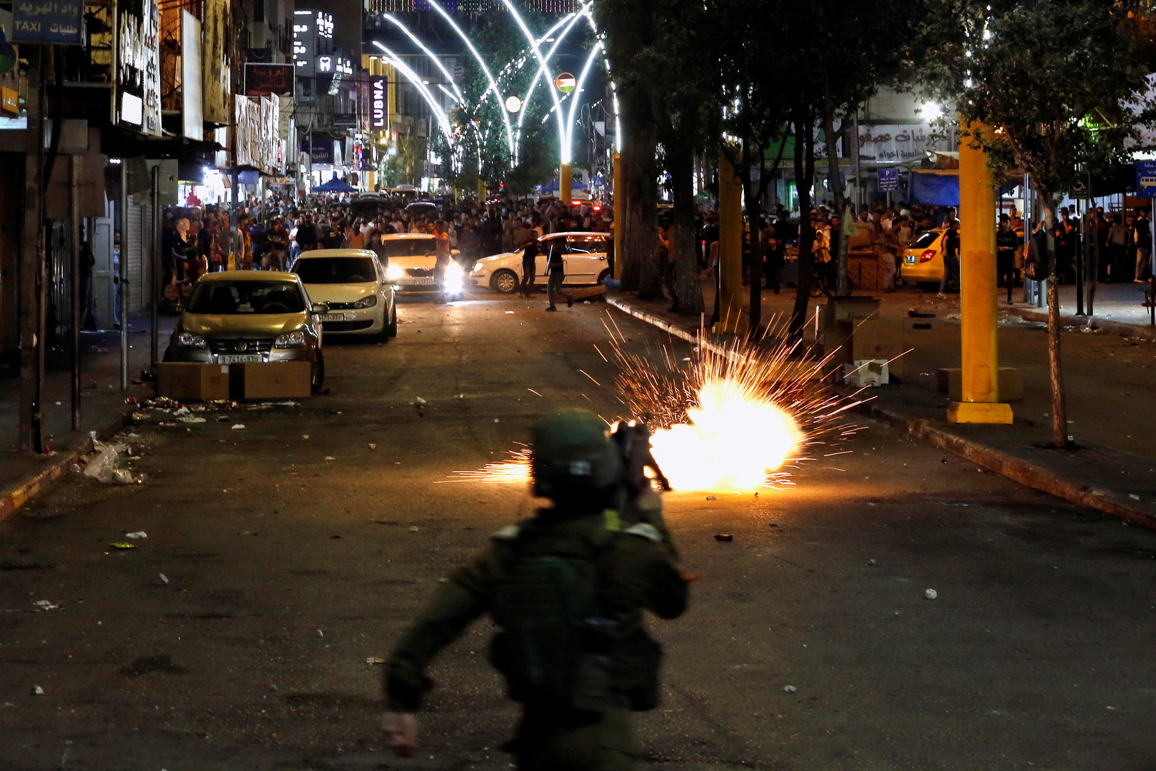 Ramallah : des dizaines de cas d’asphyxie lors d’affrontements avec l’armée israélienne 