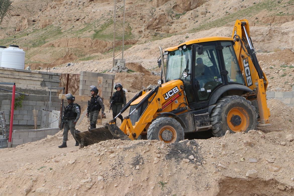 L’armée d’occupation détruit des structures au nord de la Cisjordanie