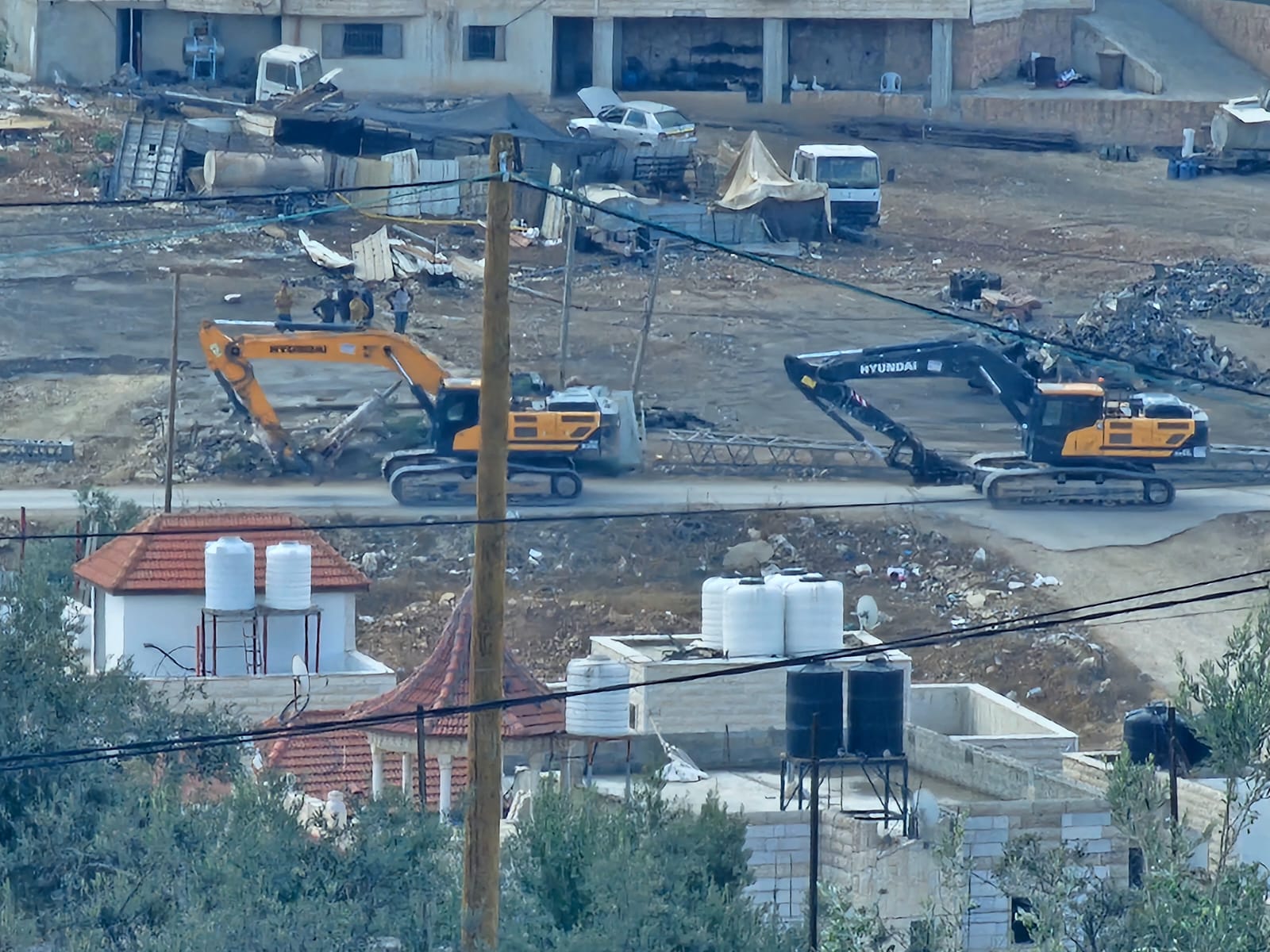 L'occupation démolit une maison et un puits d'eau à l'ouest d'Hébron