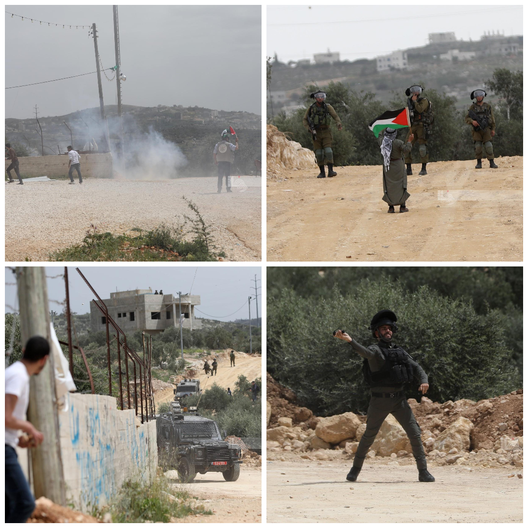 Cas d’étouffement signalés alors que l’armée israélienne attaque une manifestation pacifique à Beita