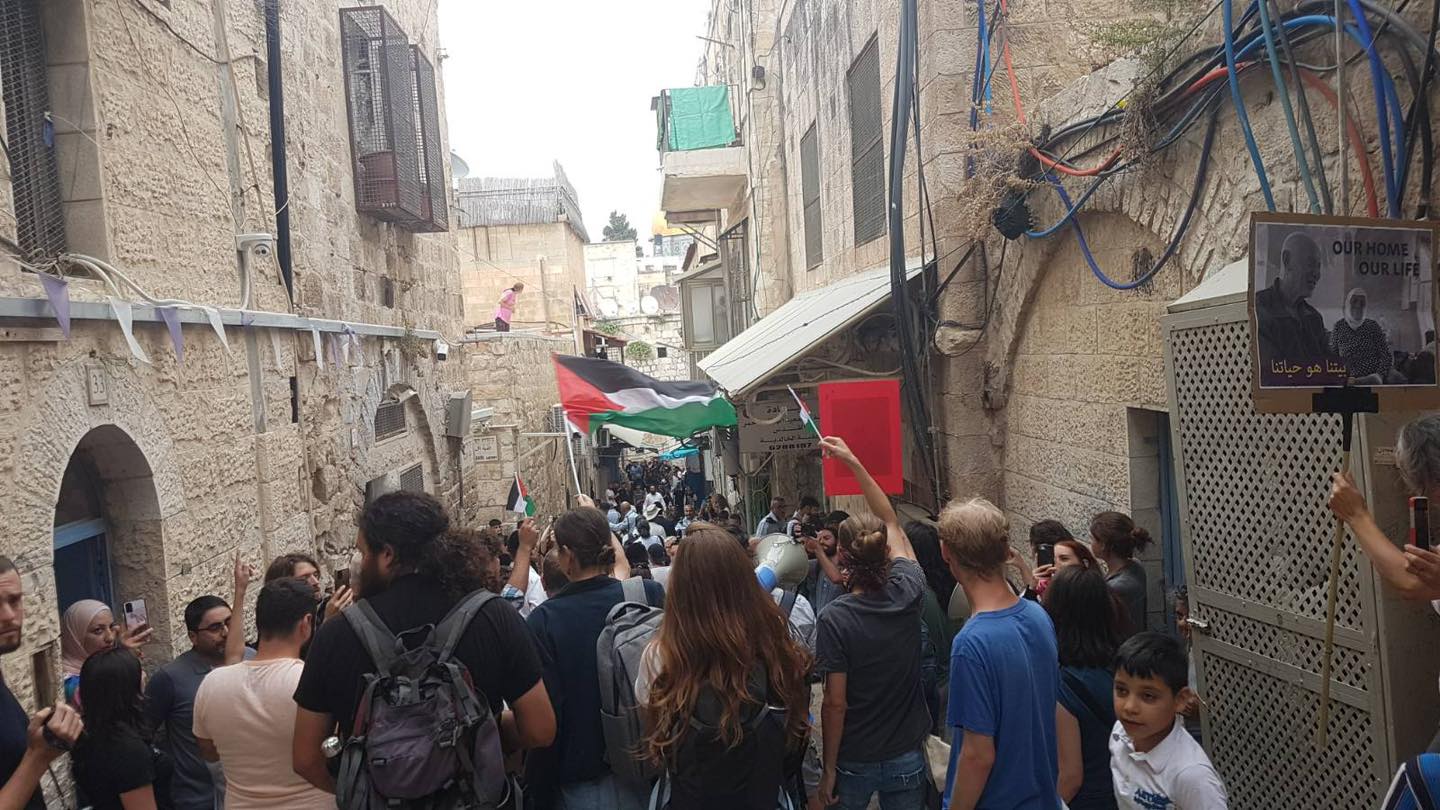 Jérusalem : un sit-in de solidarité avec la famille palestinienne de Sub Laban  