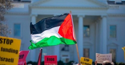 Washington : Une manifestation devant la Maison Blanche, rejetant l'accord de normalisation