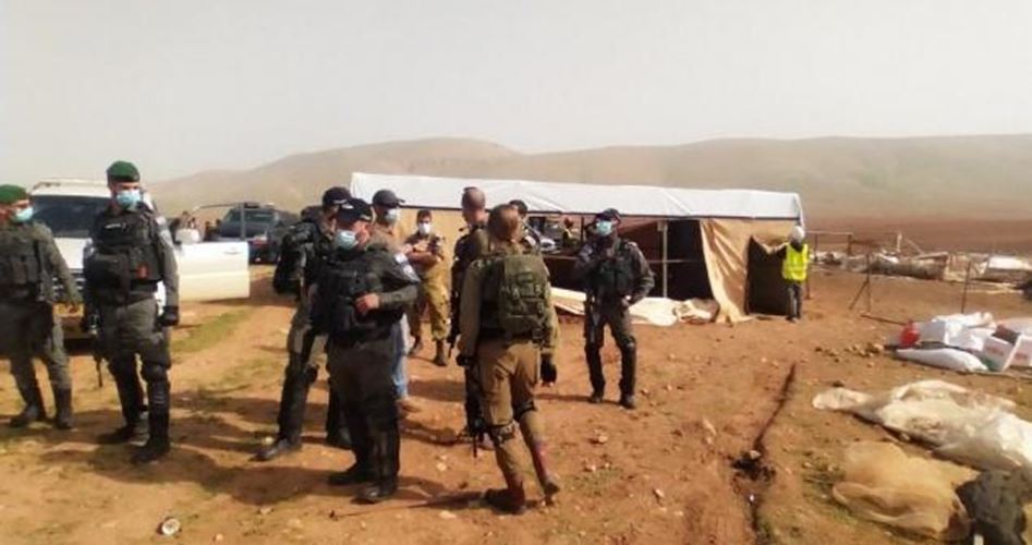 Les forces d'occupation prennent d’assaut Khirbet Humsa al-Fawqa dans le nord de la vallée du Jourdain