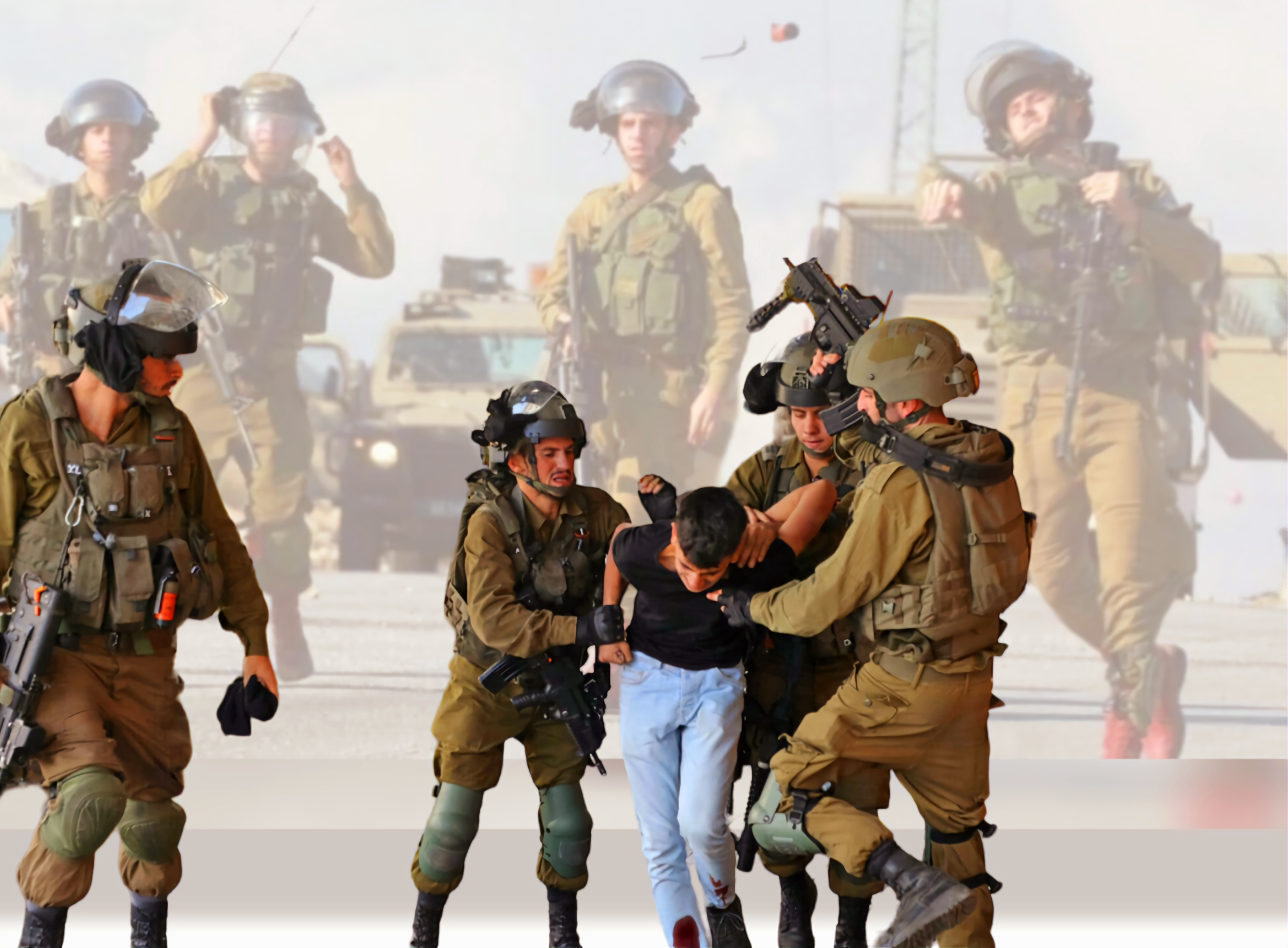 Au moins 8 Palestiniens appréhendés par les forces d’occupation  en Cisjordanie 