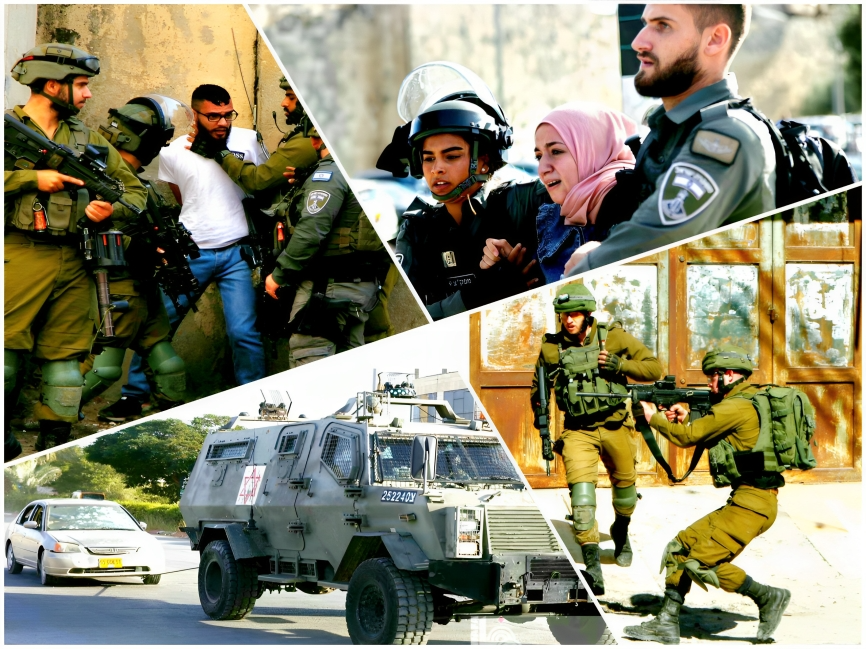 Lors de leurs descentes dans divers pans d’Hébron, les forces d’occupation blessent et arrêtent des Palestiniens 
