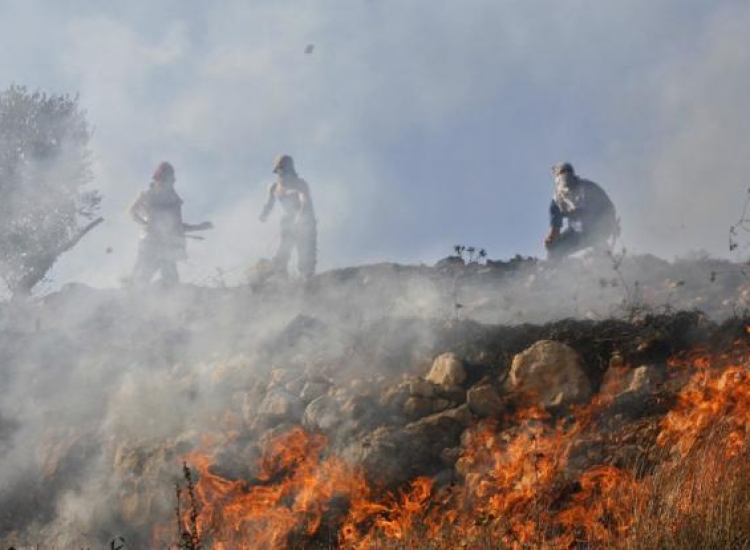 Des colons incendient des terres agricoles au nord de la Cisjordanie