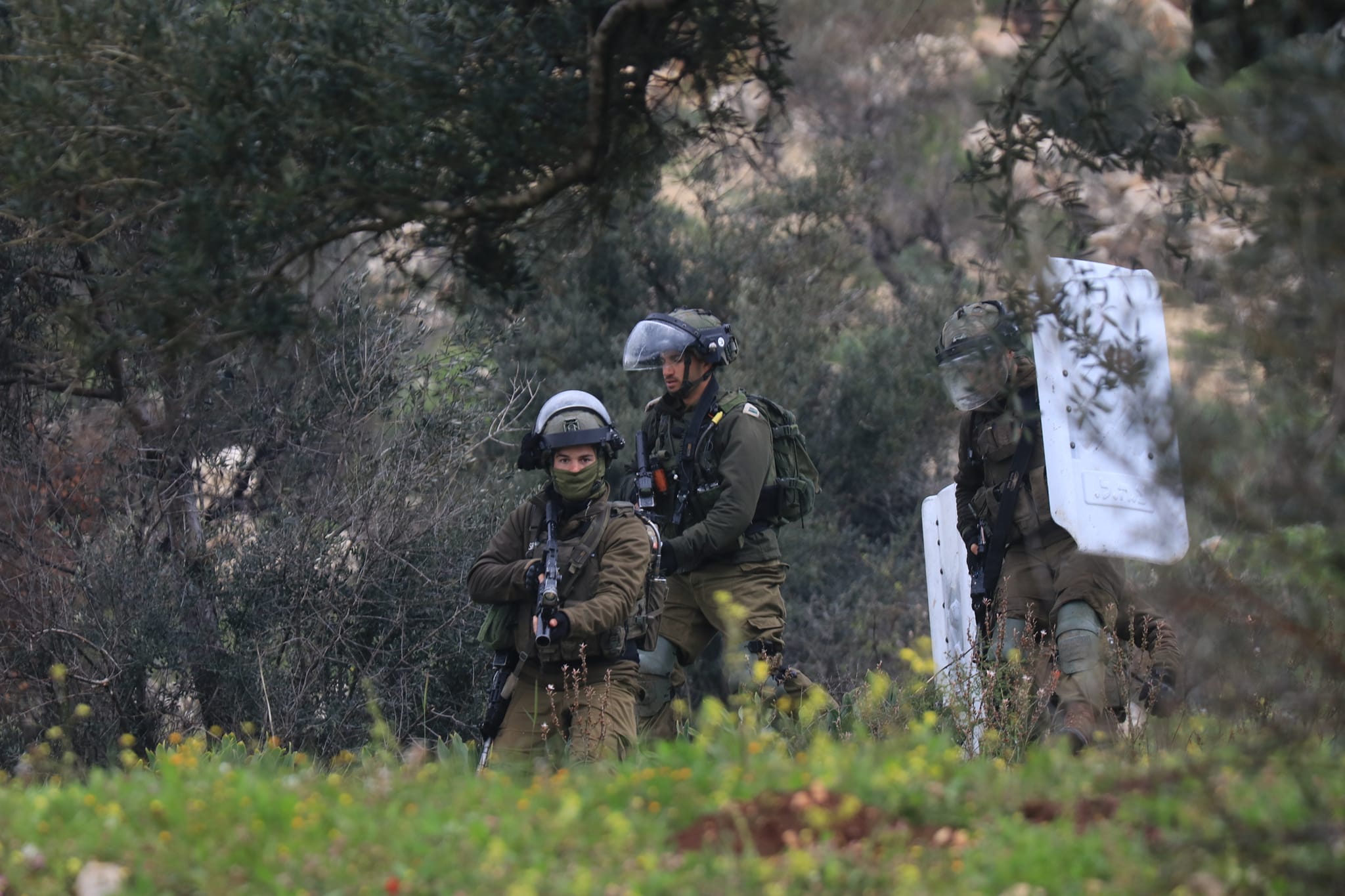 Confrontations avec les forces d’occupation à Kafr Qaddoum à Qalqilya