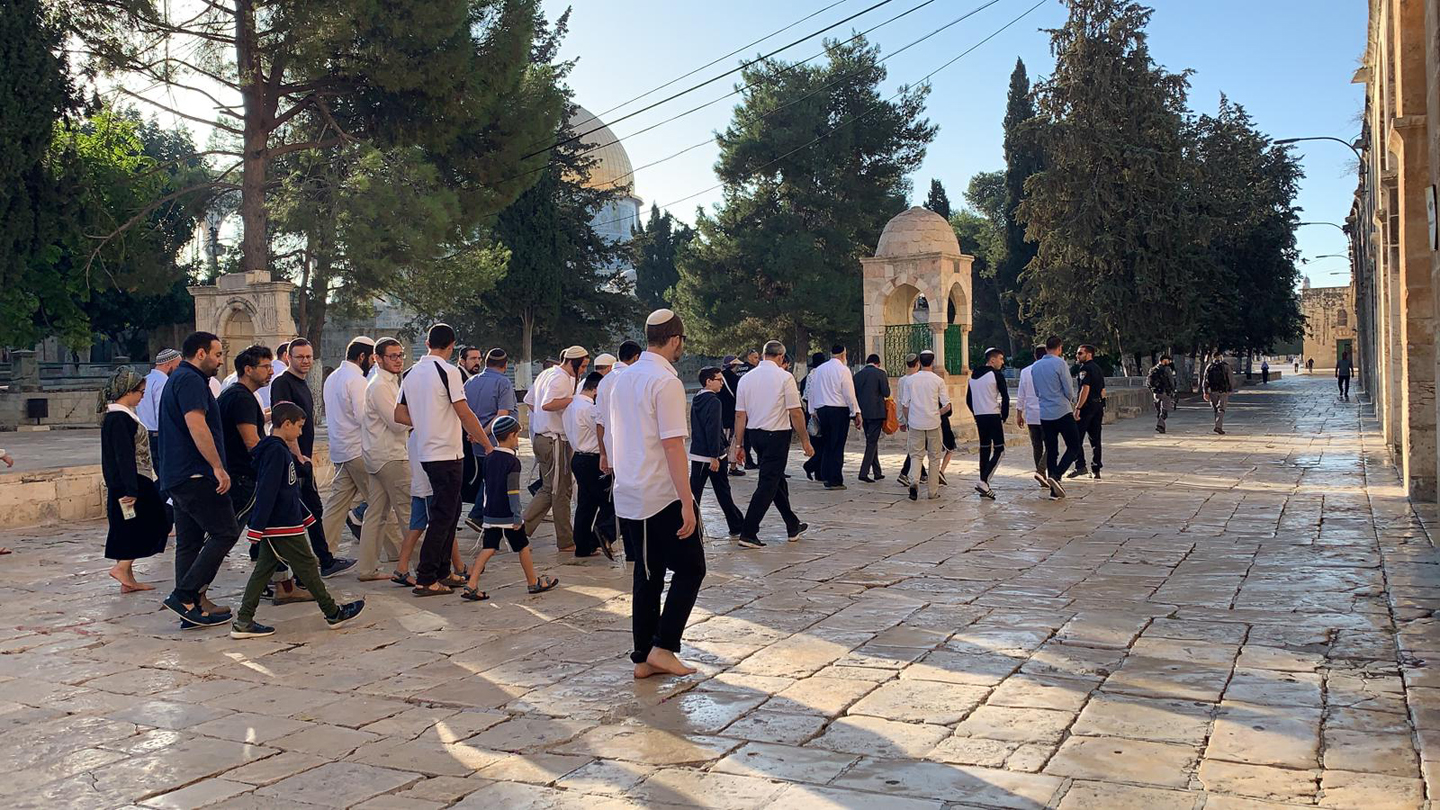 Des colons et des "experts en antiquités" israéliens prennent d'assaut Al-Aqsa  