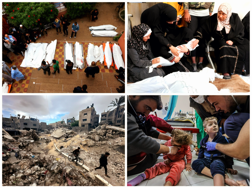 Des enfants parmi des Palestiniens tués dans un bombardement israélien à Gaza