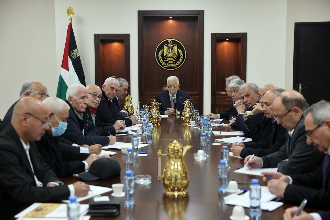 Le Comité exécutif de l’Organisation de libération de la Palestine tient une réunion dirigée par le Président.